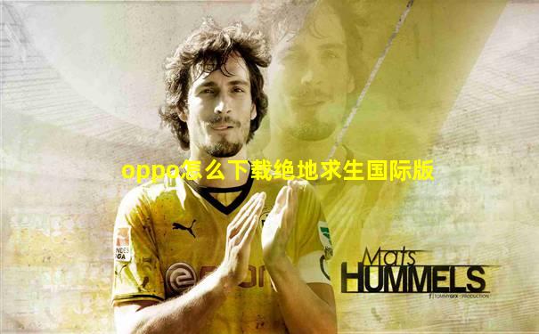 oppo怎么下载绝地求生国际版