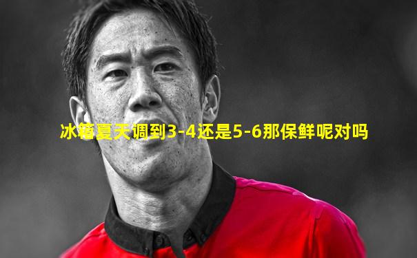 冰箱夏天调到3-4还是5-6那保鲜呢对吗