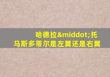 哈德拉·托马斯多蒂尔是左翼还是右翼