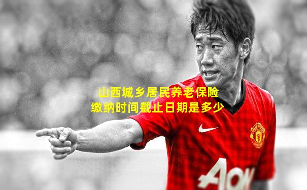 山西城乡居民养老保险缴纳时间截止日期是多少