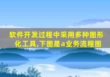 软件开发过程中采用多种图形化工具,下图是a业务流程图