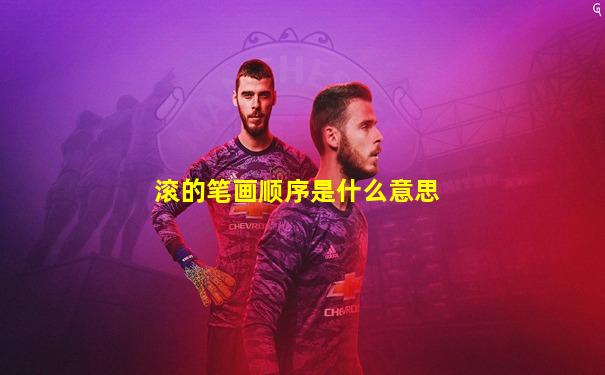 滚的笔画顺序是什么意思